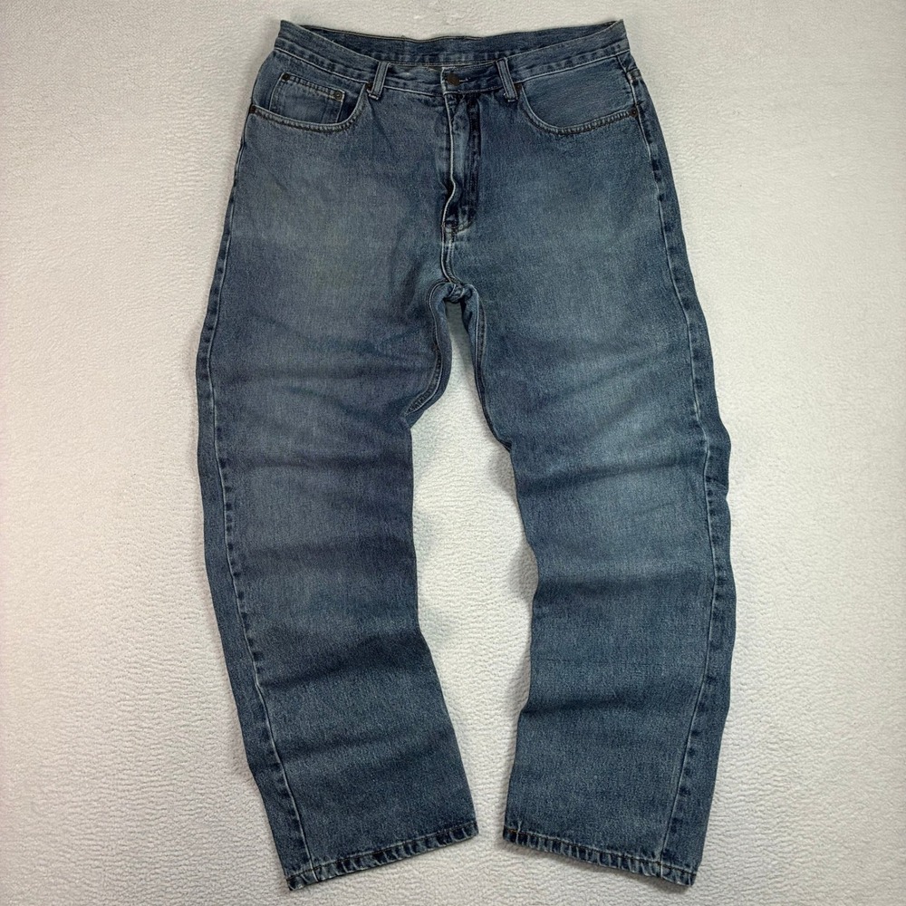 Vintage Levis Baggy Jeans Men 36x32 Blue Faded Denim Loose Bootcut Relaxed 90s